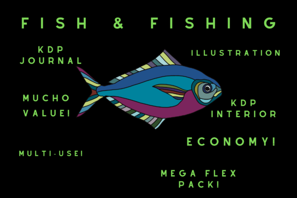 Download Fish / Fishing KDP Journal Pack - Premium Resources