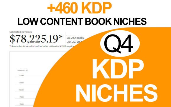 Download +460 KDP Low Content Book Niches for Q4 - Low content Collection